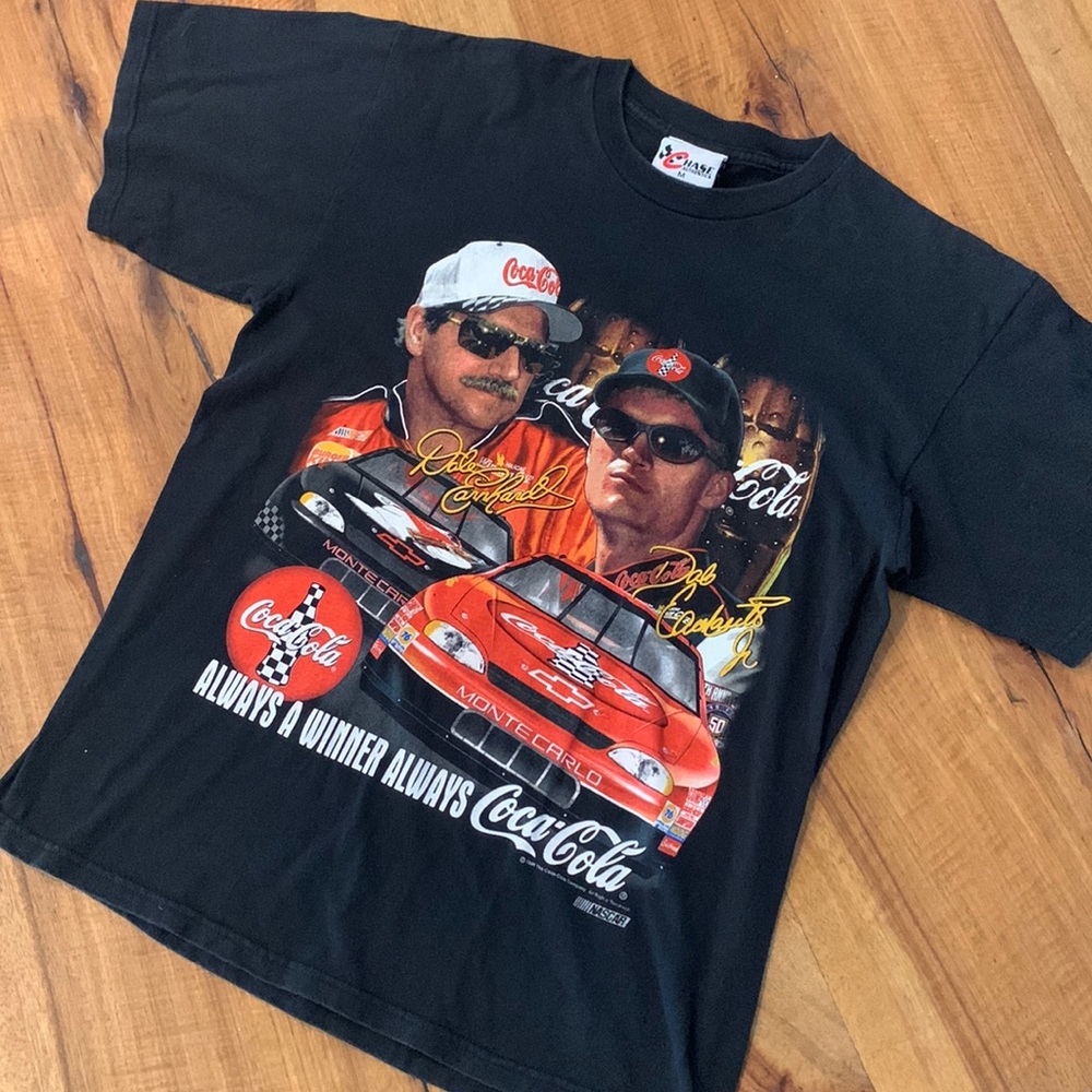 Original Dale Earnhardt, Dale Jr coca-cola Tee 1998